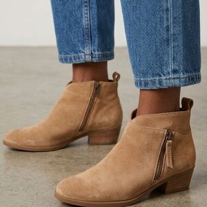 Nine West leather booties 6.5